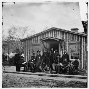   Point, Va. Members of Gen. Ulysses S. Grants staff: Home & Kitchen