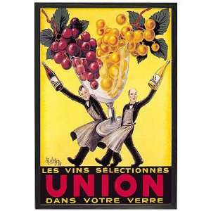 Les Vins Selectionnes Union Framed Poster 