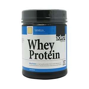  Adept Nutrition Whey Protein   Vanilla   1 lb Health 