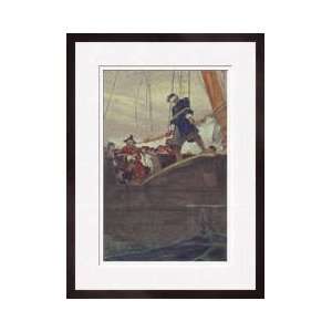  Walking The Plank Engraved By Anderson Framed Giclee Print 