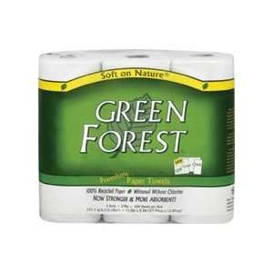 Green Forest, Paper Towels, White, 3.00 PK (Pack of 10):  