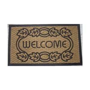  CocoMatsNMore Welcome Leaves Molded Coir  18 X 30 Patio 