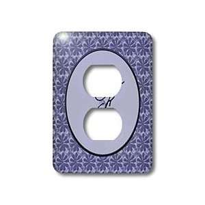   in lavender blue monotones   Light Switch Covers   2 plug outlet cover