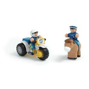   Wow Toys Police Patrol Rider Police Bike and Horse Set: Toys & Games