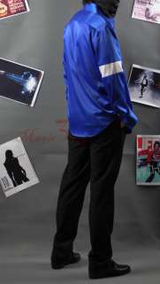Michael Jackson Live Show WayYouMakeMeFeel Blue Shirt Armband MJ 