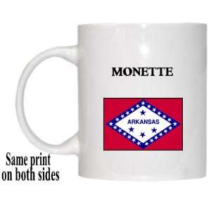    US State Flag   MONETTE, Arkansas (AR) Mug 