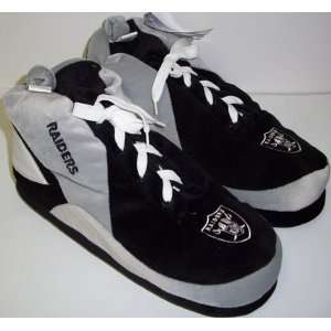  Oakland Raiders NFL Plush Sneaker Slippers Sports 