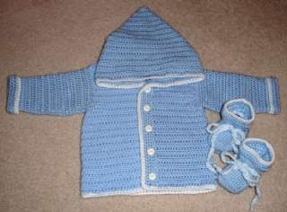 New! Hand Crocheted BABY AFGHAN   BLOCK PATTERN blanket   you choose 