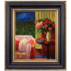   PA89408 83A Interior View IV Framed Oil Painting: Home & Kitchen