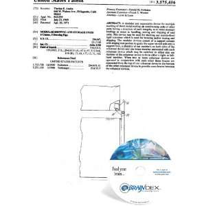   NEW Patent CD for MODULAR SHIPPING AND STORAGE UNITS 