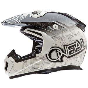  ONeal Racing 8 Series Mixxer Helmet   Large/White/Black 