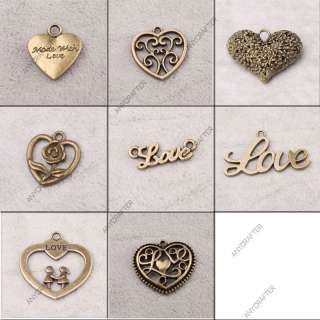 number material size hole size weight amount za528 11pcs rose heart 