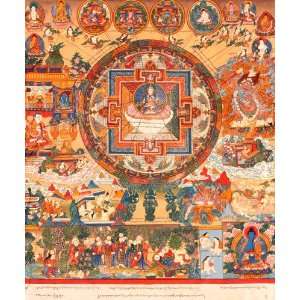 Cosmos of Healing   Tibetan Thangka Painting 