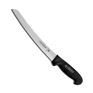 Dexter Russell SofGrip Black Handle 10 Scalloped Bread Knife  