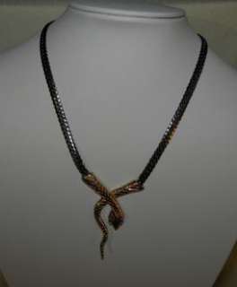  necklaces two tone w/snake on sale   