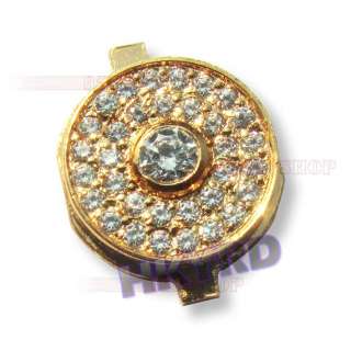 New Diamond Crystal Home Button For iPhone 4 4G Gold  