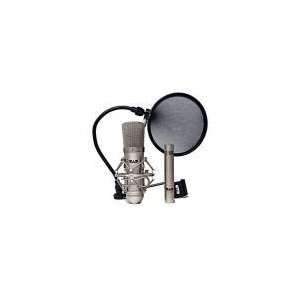  MICROPHONE STUDIO PACK TWO MICS AND POP FILTER: Musical 