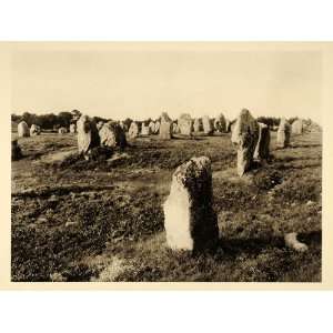  1927 Druid Stones Menhir Carnac France Martin Hurlimann 