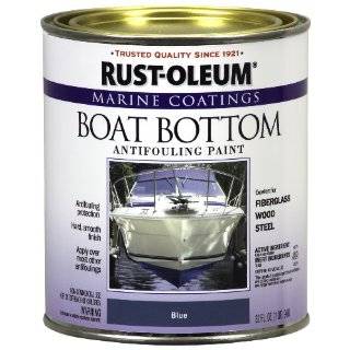 Rust Oleum 207013 Marine Flat Boat Bottom Antifouling Paint, 1 Quart 