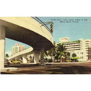   Indian Creek Bridge at 61st Street   Miami Florida 