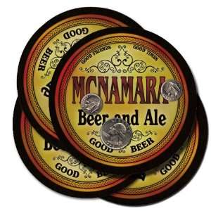  MCNAMARA Family Name Brand Beer & Ale Coasters Everything 