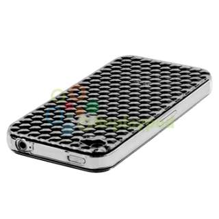 for iPhone 4 4S 4G 4GS G WHITE CASE+CHARGER+PRIVACY FILM  