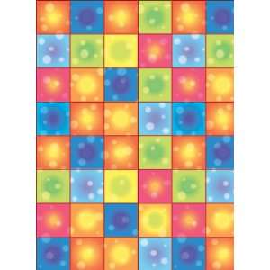  Lets Party By Amscan 40 Disco Boogie Squares Room Roll 