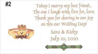 25 Irish Celtic Bridal Shower   Wedding Favor Gift Tags  