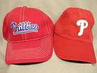 PHILLIES BASEBALL HATS   2 ea   BOTH ARE IN GREAT CONDITION   NO STORE 