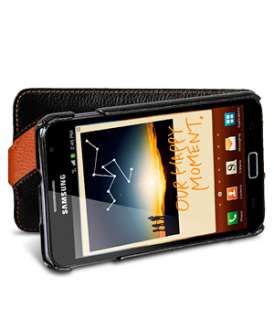   Leather Case for Samsung Galaxy Note/GT N7000/i9220/Jacka SE Blac