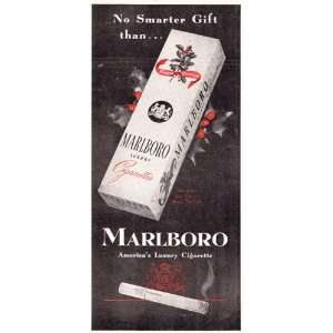  Print Ad: 1946 Marlboro Luxury Cigarettes: Marlboro: Books