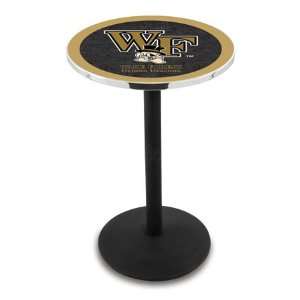   Wake Forest Counter Height Pub Table   Round Base: Sports & Outdoors