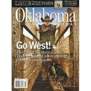   Oklahoma Today Magazine   Go West March April 2012 