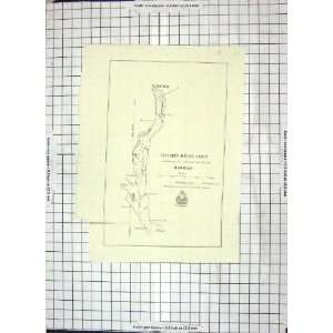 Antique Map Plan Thames River Conn Norwich England: Home 