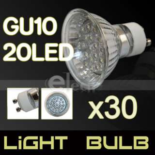 GU10 38 LED 110V 120V Light Bulb FLOOD WHITE  