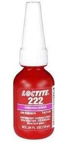 Loctite Threadlocker 222 22221 Small Screw .34 fl oz  