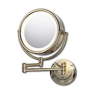  Lighted Wall Mirror   5x magnification: Home Improvement