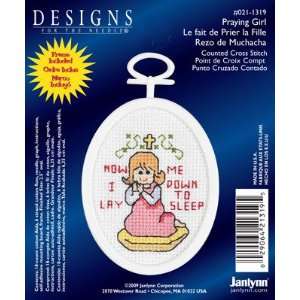  Janlynn Praying Girl Mini Cross Stitch Kit: Home & Kitchen