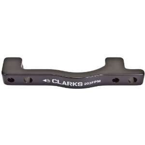  Clarks Post Disc Brake Adapter   203mm, Black: Sports 