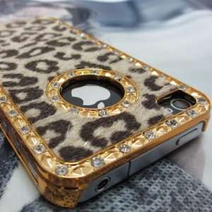   Tiger Leopard Fur Case Cover for Apple iPhone 4 4S: Everything Else