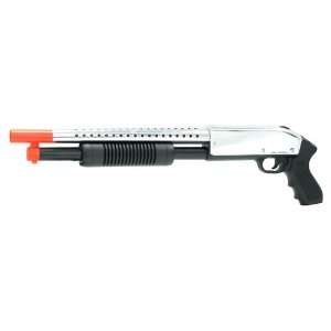 Spring Chrome M500 Pistol Grip Shotgun FPS 325 Airsoft Gun 