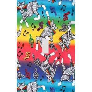  Jazzy Cats Decorative Switchplate Cover: Home Improvement