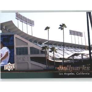  2010 Upper Deck #555 Dodger Stadium   Los Angeles Dodgers (Ball 