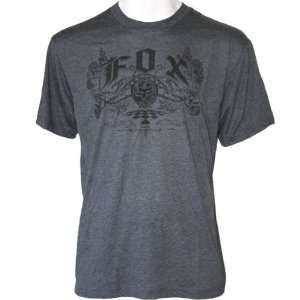  Fox Racing Lager T Shirt   Medium/Heather Black 