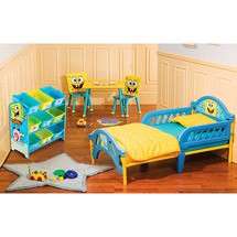 SpongeBob Bedroom in a Box Table Chairs Toy Bin Box  