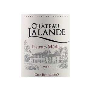  2009 Chateau Lalande Listrac Medoc 750ml Grocery 