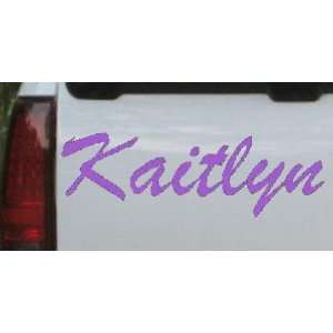  Kaitlyn Car Window Wall Laptop Decal Sticker    Purple 