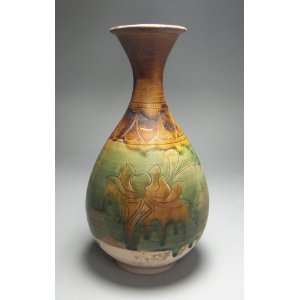  Chinese Liao Dynasty San Cai Pear Shaped Vase Everything 