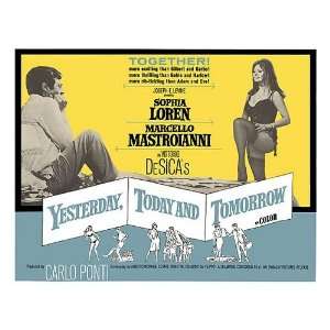  Yesterday, Today and Tomorrow Movie Poster, 17 x 11 