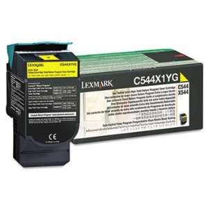  C544X1YG Extra High Yield Toner, 4000 Page Yield, Yellow 
